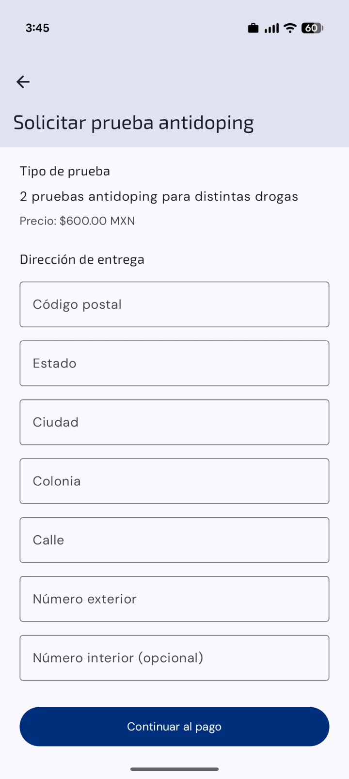 Sentry · prueba antidoping